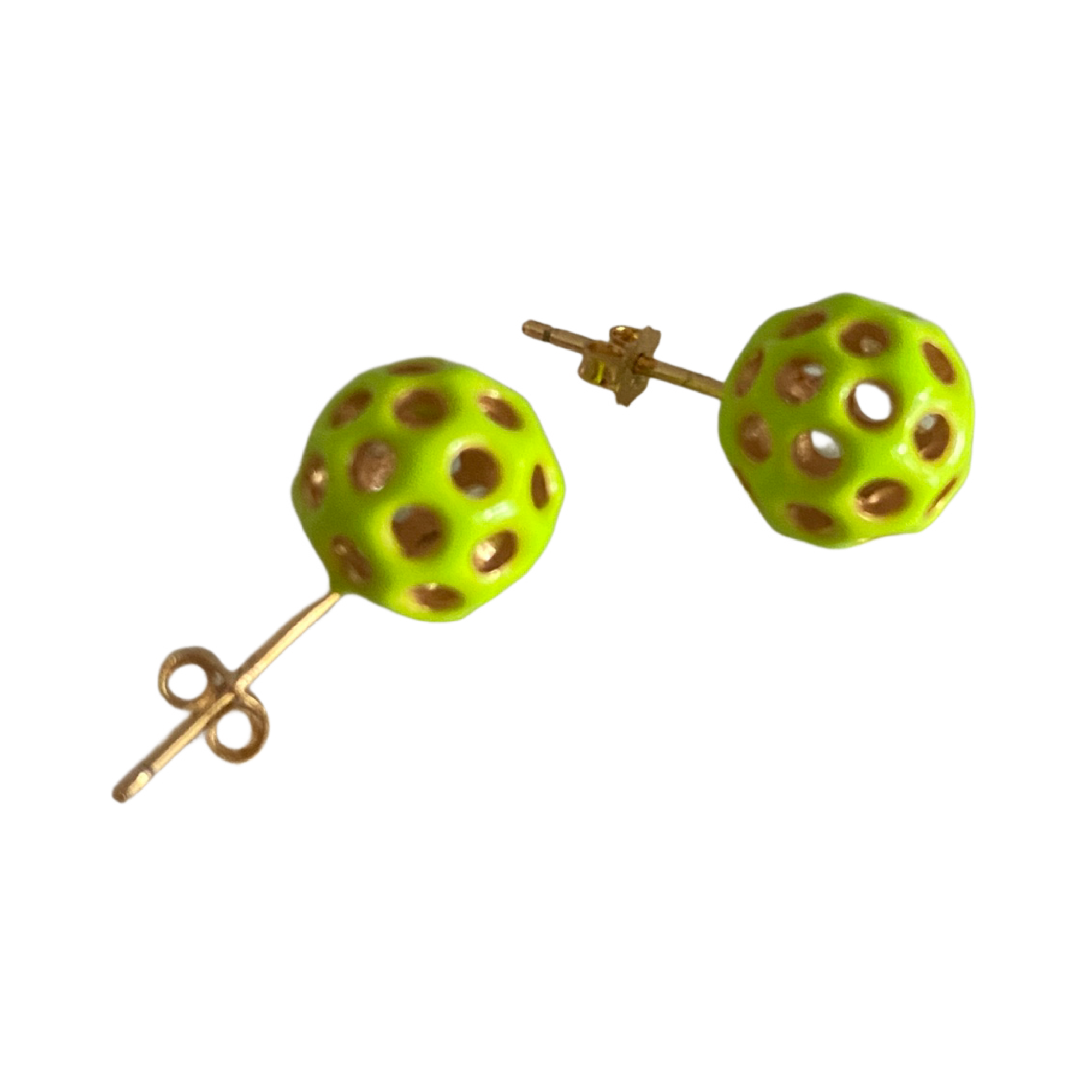 Pickleball Earrings - Green - sparrowpickleball
