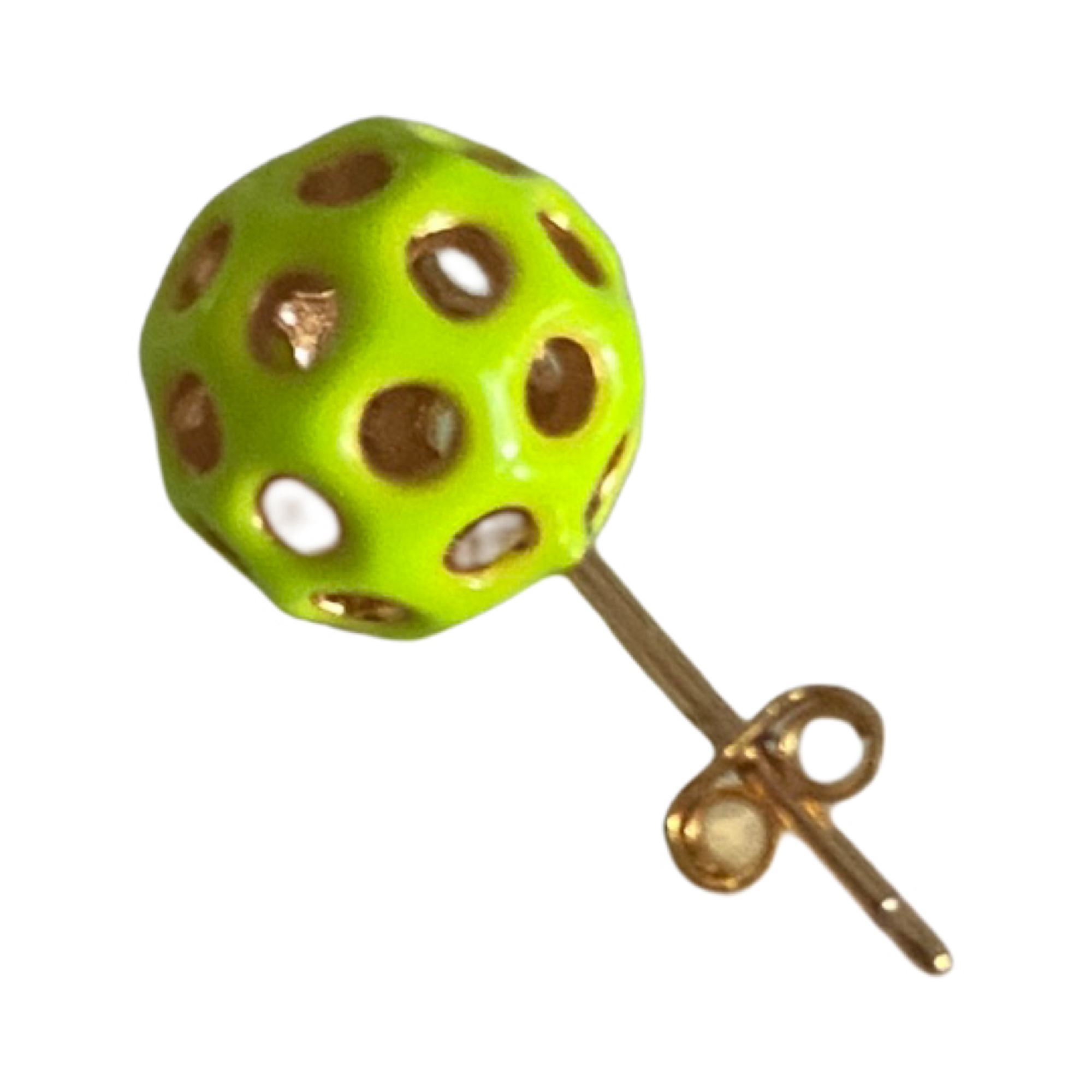 Pickleball Earrings - Green - sparrowpickleball