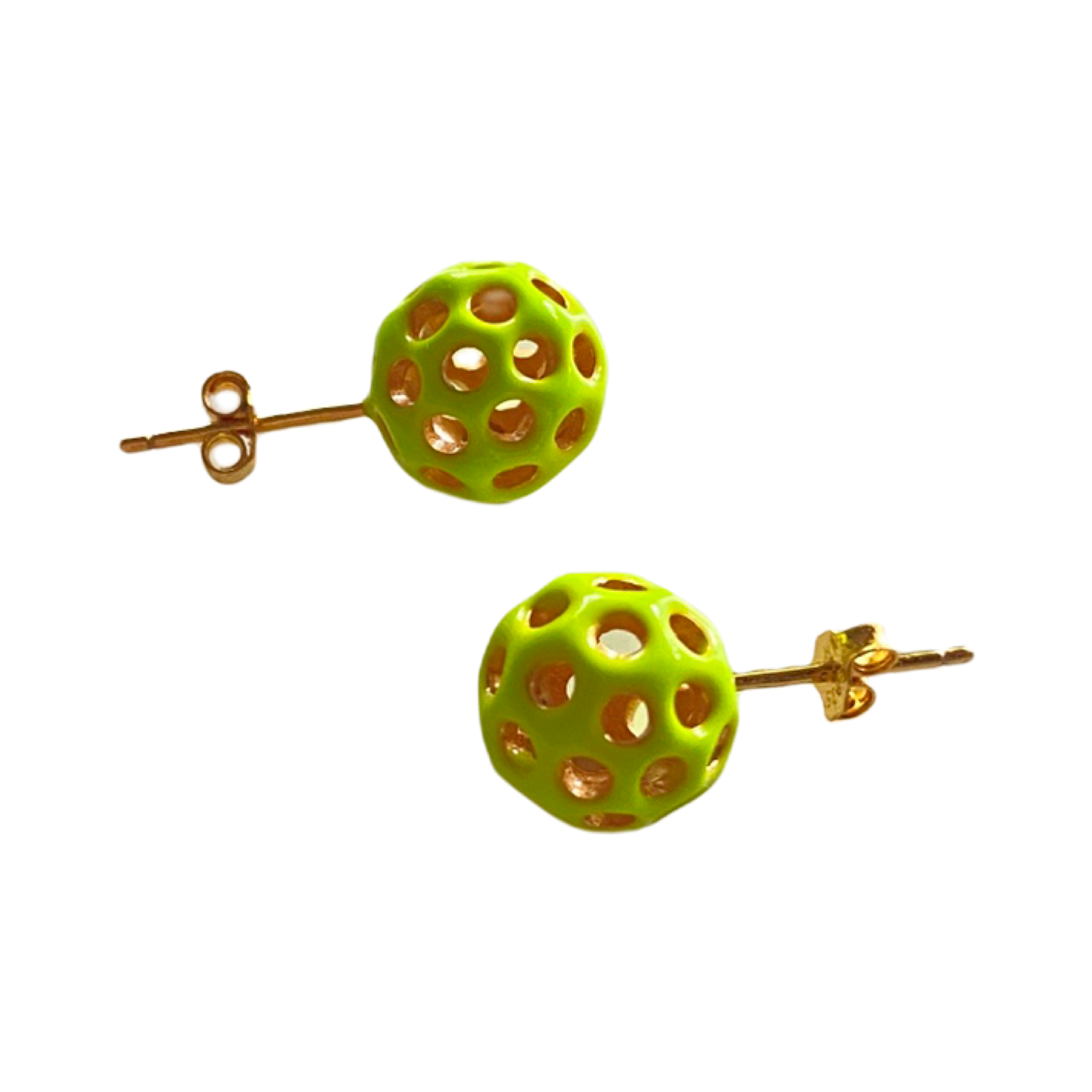 Pickleball Earrings - Green - sparrowpickleball